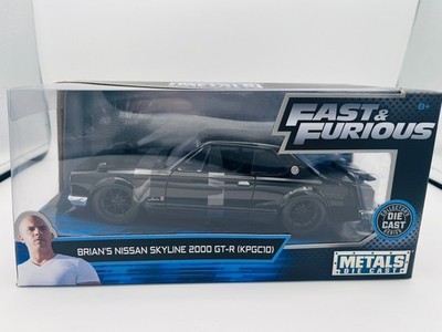 Fast & Furious Brian s Nissan Skyline GT-R KPGC10 1:24 Jada 99686 OVP RAR