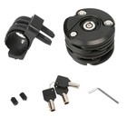 Faltschloss Fahrradschloss Fahradschloß mit Halterung und 3 Schlüssel