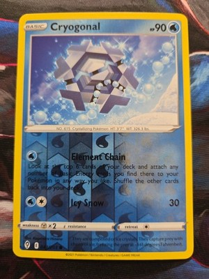 Cryogonal Reverse Holo - 043/203 - SWSH07: Evolving Skies - Common - NM