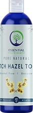 Essential Living 12 oz Witch Hazel Toner Made in the USA Pure and Unscented