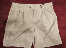 Izod Mens Khaki Shorts Size 40 Casual Wear