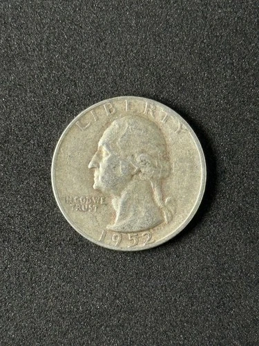 1952-S Washington Quarter 90% Silver | Ungraded "G-VG" | San Francisco Mint