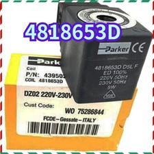 NEW Parker 4818653D D5LF Solenoid Valve Coil 220-230V 8W
