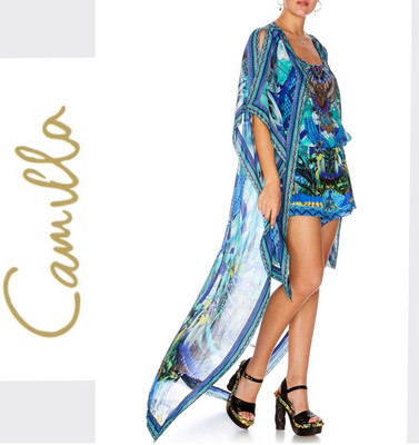 Camilla Franks Amazon Azure Shoestring Playsuit Size Medium Brand New & Tags