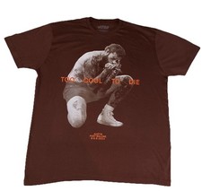 Post Malone T Shirt XL Brown Austin 2024 Concert Exclusive Merch NEW *flaws