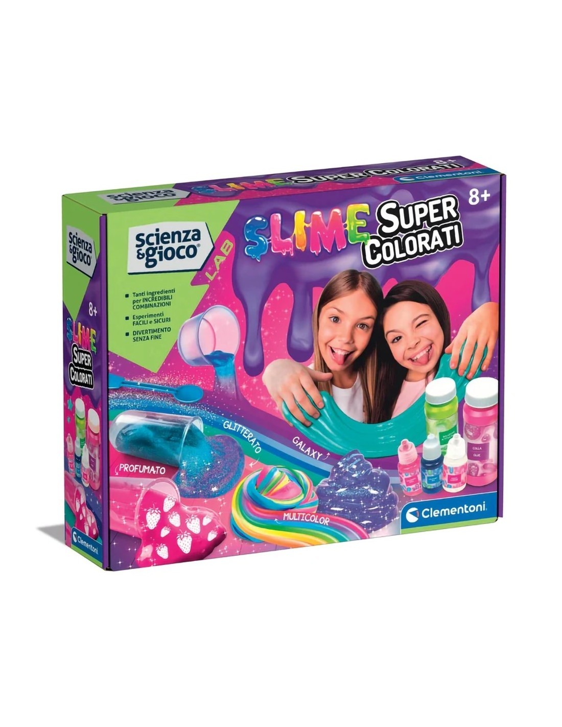 Clementoni Scienza e Gioco Slime Super Colorati