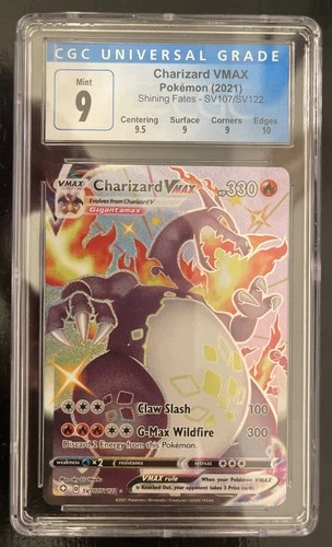 CGC 9 Charizard VMAX SV107/SV122 Shining Fates: Shiny Vault Holo