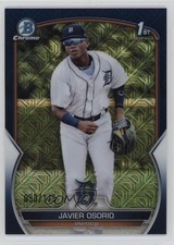 2023 Bowman Chrome Prospects Mega Box Navy Mojo Refractor Javier Osorio 0nr3