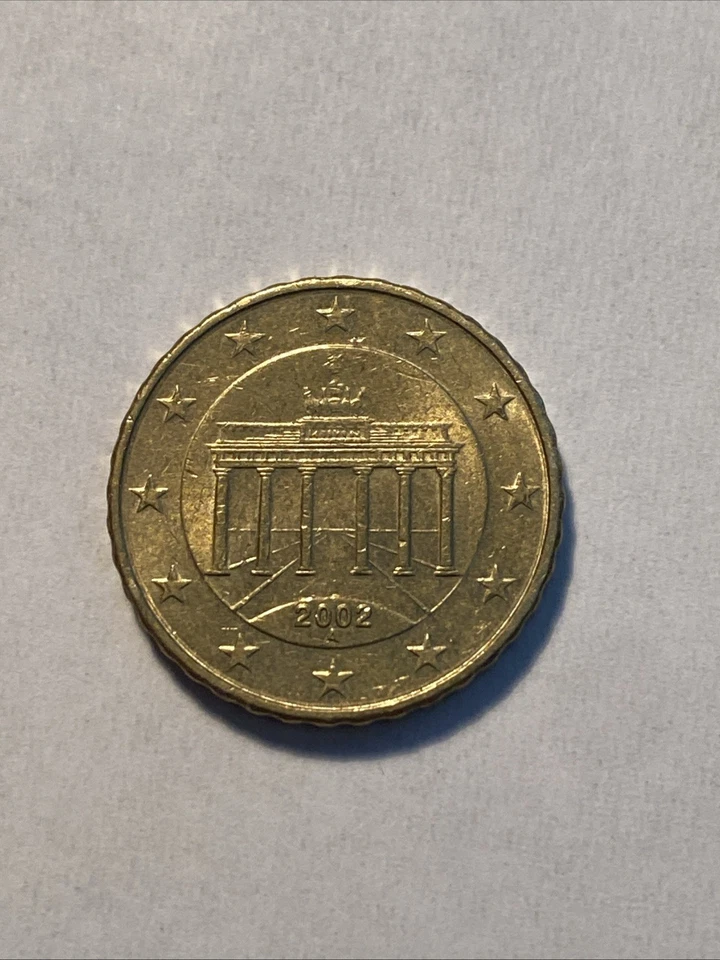 Puerta de Brandeburgo de 10 centavos de euro coleccionable 2002 en excelente estado Foto 2 de 2