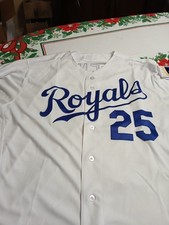 BRAYAN PENA ROYALS MINOR LEAGUE JERSEY 2017-30ACE PATCH SIZE 48