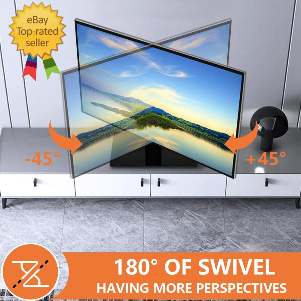 Universal TV Stand Base for 13 Inch to 43 Inch LED TV Table Top TV Mount Stand