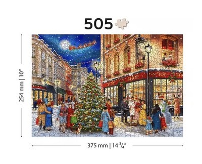 Holzpuzzle Wooden.City Weihnachtsstraße-Festliche Winterstimmung-505 Teile-