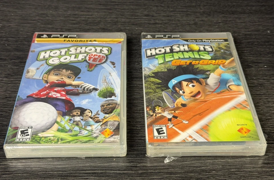 PSP Game Lot Hot Shots Golf and Hot Shots Tennis Both Brand New Sealed - Image 2 of 4