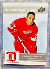 2025-26 DETROIT RED WINGS CENTENNIAL HOCKEY COUGARS SP #13 FRANK MAHOVLICH /1926