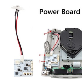 1X(Rev2.0 Dream PSU 12V  Supply Board for  DreamCast Game Console7049