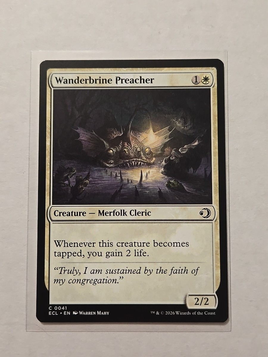 Wanderbrine Preacher - Lorwyn Eclipsed - NM - Common - Creature | eBay
