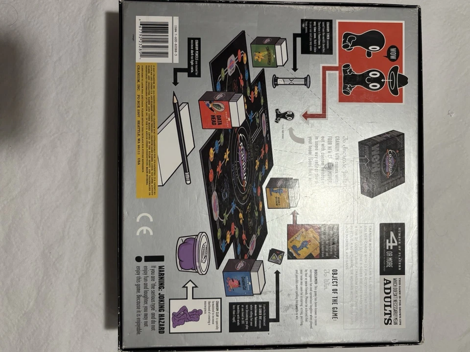 Hasbro Cranium Wow You're Good jogo de tabuleiro 2007 não lacrado novo na caixa - Imagem 3 de 4