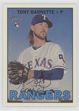 2016 Topps Heritage High Number Flip Stock Glossy Back Tony Barnette #688 2f9