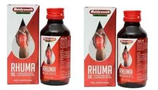 2 X100ML RHUMA OIL sprain and joint pain rheumatism,gout,arthritis,spondylitis
