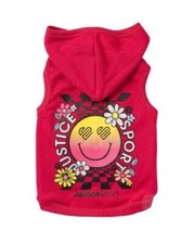 CUTE Justice Sport Pink Dog/Pet Hoodie Size XS New With Tags
