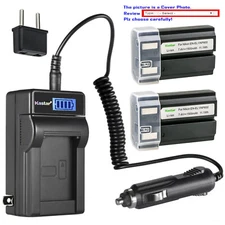 Kastar Battery LCD AC Charger for Nikon EN-EL1 MH-53 and Konica Minolta NP-800