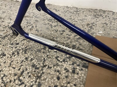 Cadre Vélo Course Moser OVER 7003 - Aluminium 57cm - Jaune/Bleu - Neuf (léger Stockage)