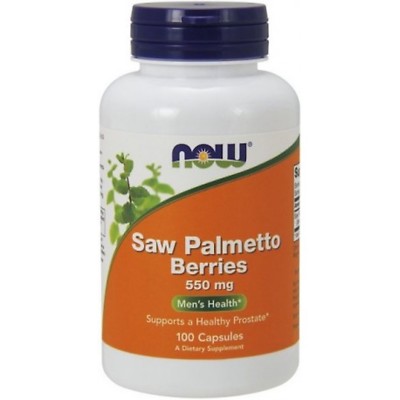 NOW FOODS, SAW PALMETTO BERRIES, Sägepalme 550mg 100 Veg. Kaps. SUPER PREIS