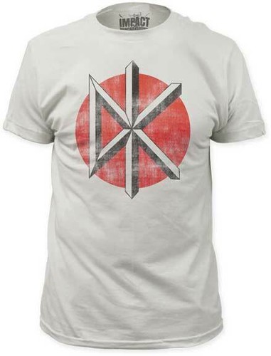 DEAD KENNEDYS Distressed Logo (White) T 
