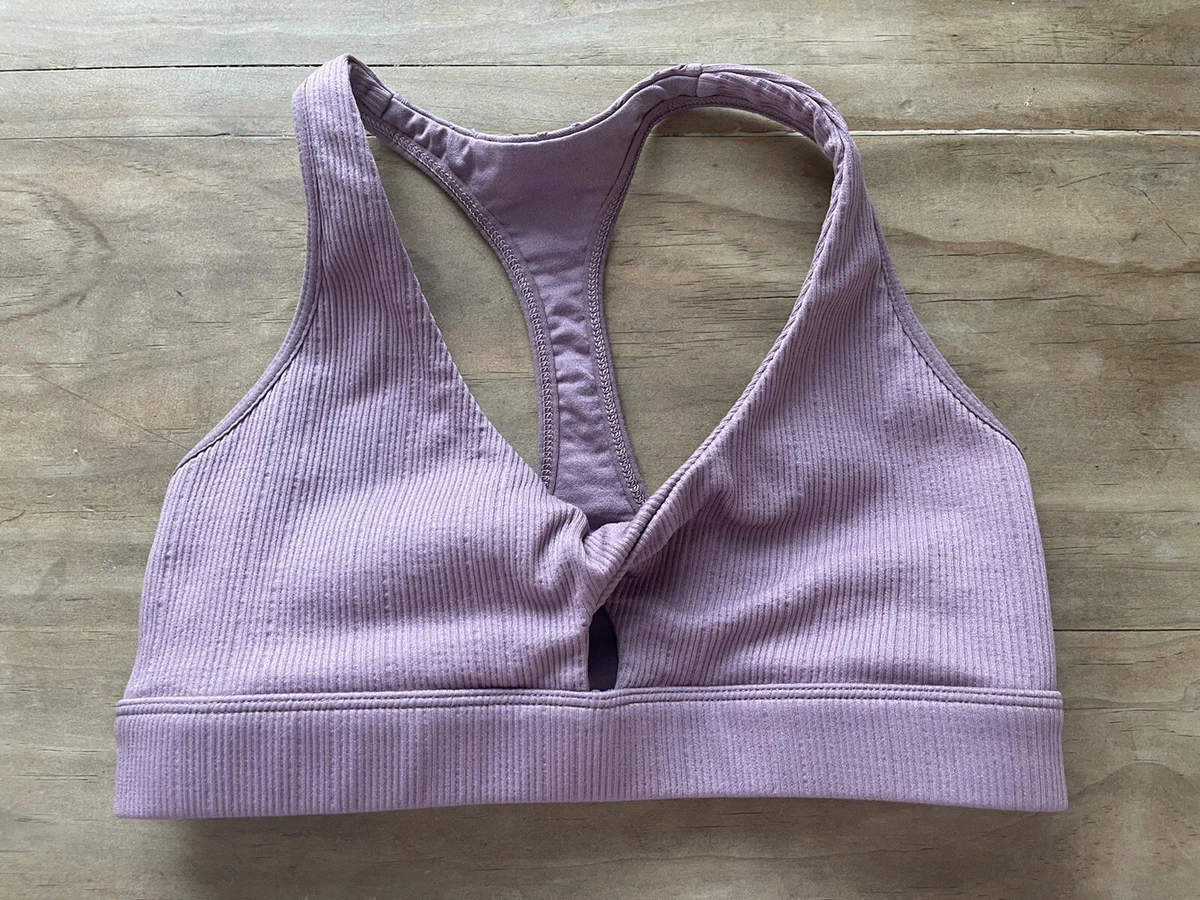 Lorna Jane Sports Bra Racerback Purple Size 2 (XXS)