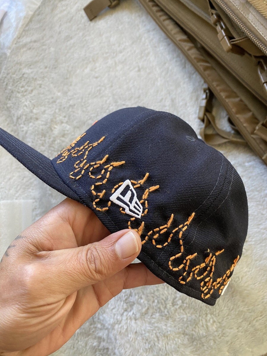 New Era X LosoNYC Houston Astros Flame Fitted Hat Flame 7 1/2 Navy