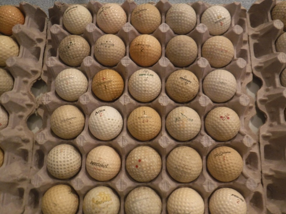 Large Lot of Vintage golf balls eBay