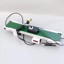 Mini Production Line Conveyor Desktop Conveyor Belt with Photoelectric Counter