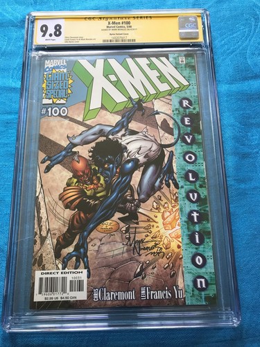 X-Men #100 John Byrne variant cover -Marvel - CGC SS 9.8 -Signed by Mark Morales