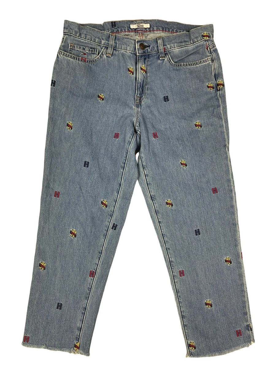 Tommy hilfiger crop jeans top