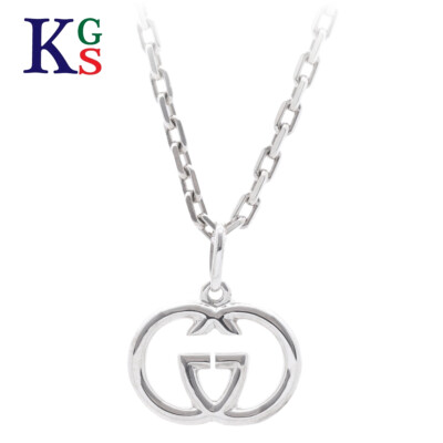 Gucci Necklace GG Logo Long Silver Ag925 Chain Length 750mm Unisex