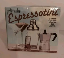 Expresso Martini Set, 5 Piece, Includes Recipe