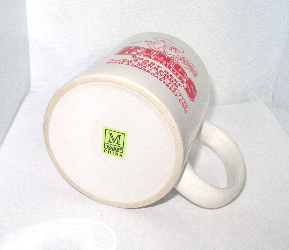 King's Famous Roast Beef, Salem, MA Souvenir Ceramic Coffee Mug 3.5