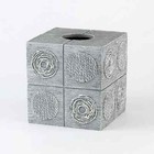 Bathroom Tissue Box Cover Avainti Galaxy Collection Gray