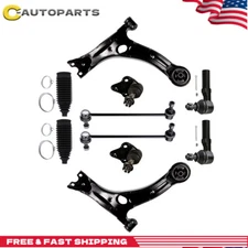 Front Lower Control Arm Tie Rod End Sway Bar For 2009-2013 Toyota Corolla Matrix