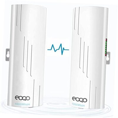 Point to Point Wireless Bridge Outdoor, 5.8G 1000Mbps Long Range Gigabit 