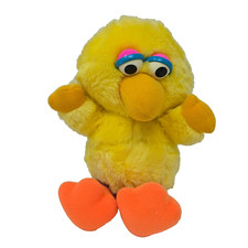 Sesame Street Hasbro Softies Big Bird Plush 10  Doll Toy Stuffed Animal Doll