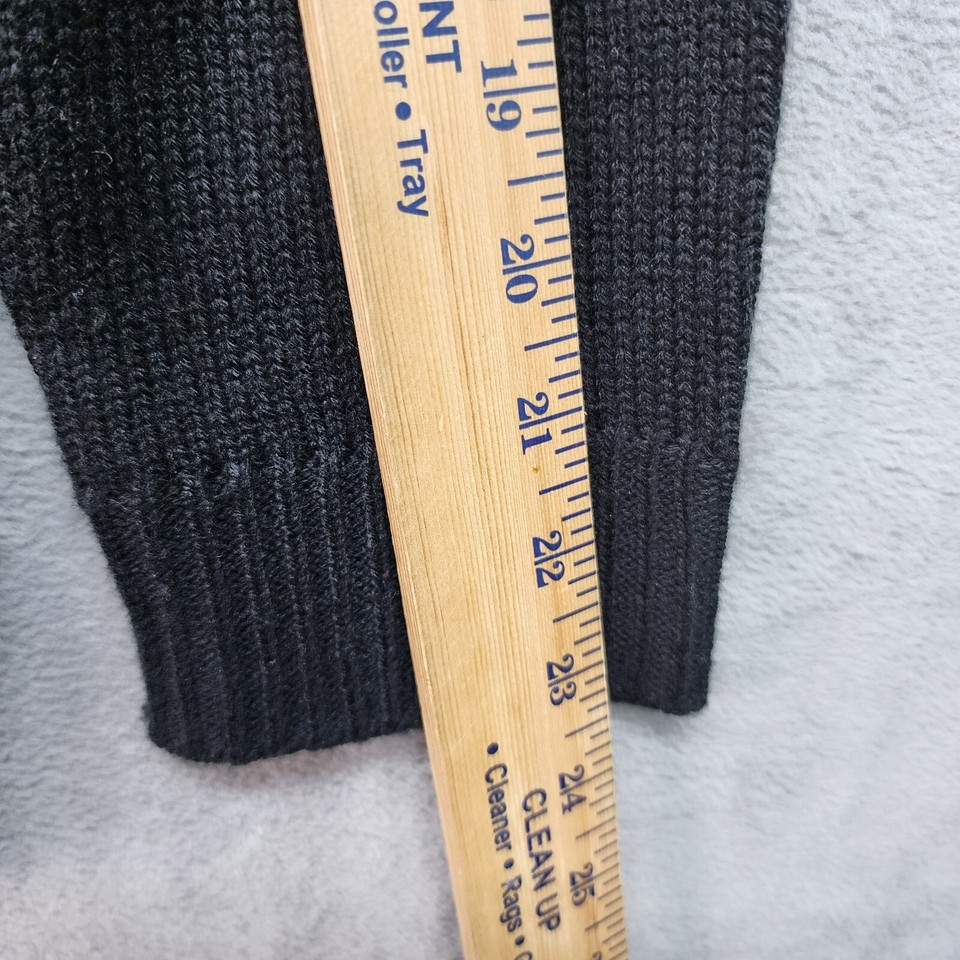 Croft Barrow Ugly Christmas Sweater XXL Black Light Bulbs Holiday