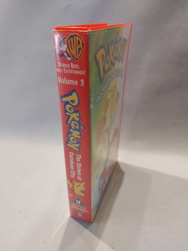 Rare Pokemon VHS The Sisters of Cerulean City UK Version Red Box Video Cassette - Picture 3 of 6