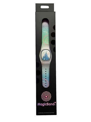 Disney Parks Magic Kingdom Cinderella Castle Winter Magic Band+ Magic Plus