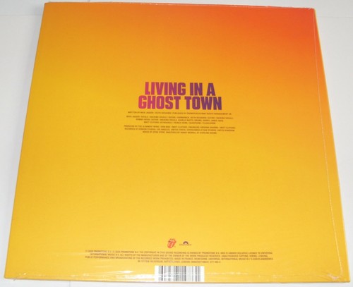 ROLLING STONES - LIVING IN A GHOST TOWN 10" VINYL LIMITED PURPLE Jagger Richards - Picture 2 of 4
