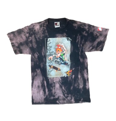 JNCO Flamehead T Shirt 2000 Skater Black XL Rare Y2K Skateboarder Vintage