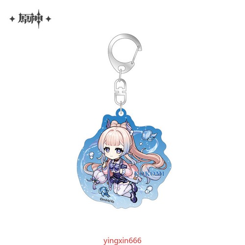 Presale Official Anime Genshin Impact Cute Acrylic Pendant Keychain Badge Gift - Picture 16 of 16