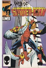 Web of Spider-man #2 Vol. 1 Marvel Comics 1985 Direct Edition VF/NM Sleeve/Board