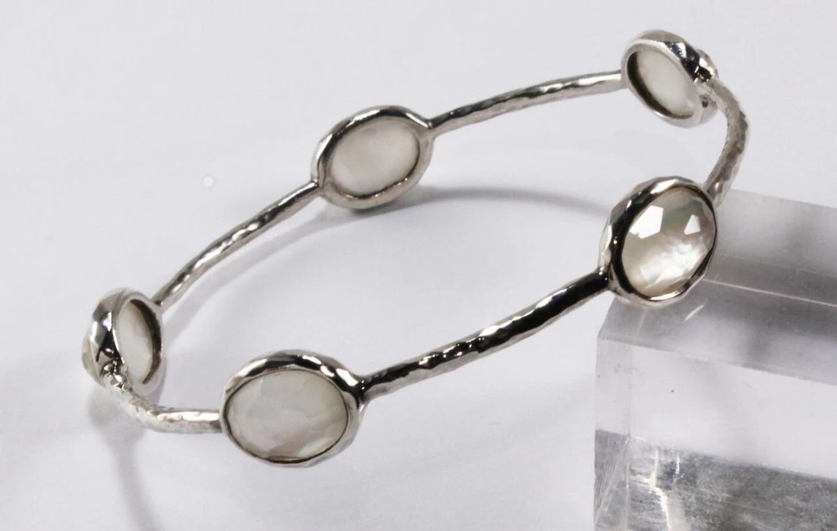 IPPOLITA FABULOUS BANGLE ROCK DESIGNER 925 STERLING SILVER QUARTZ
