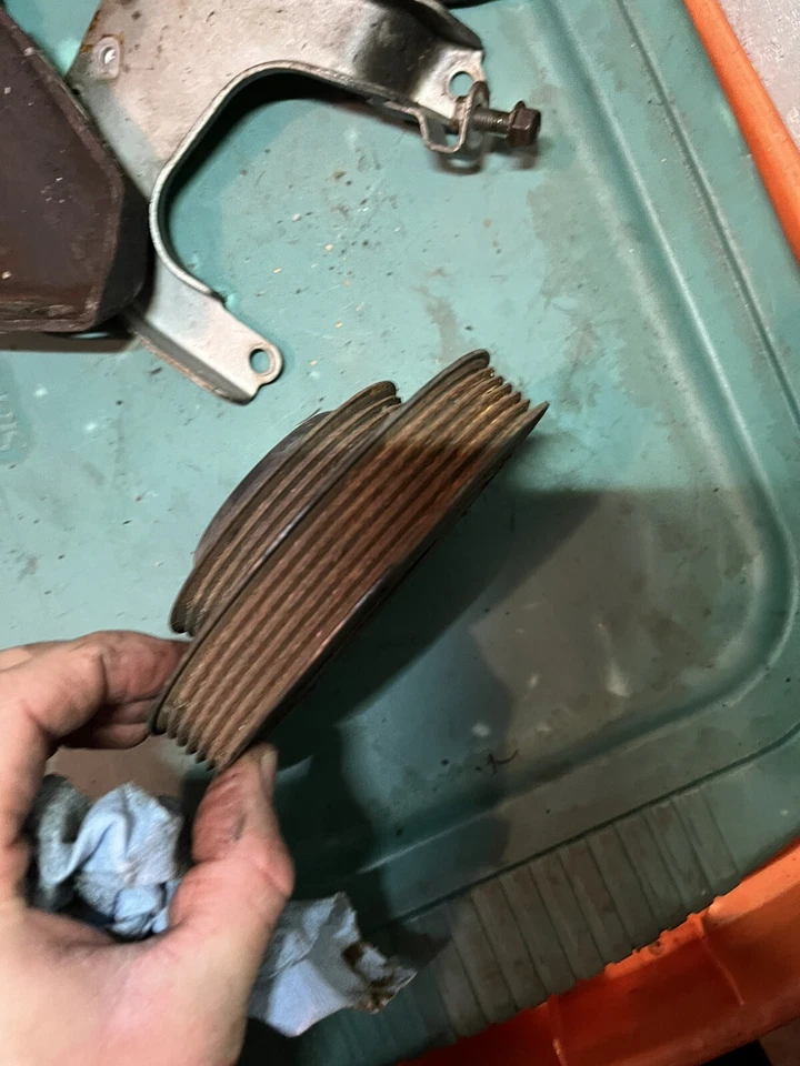 Polea manivela equilibradora armónica sigilosa Mitsubishi 3000gt 91-99 Foto 2 de 3